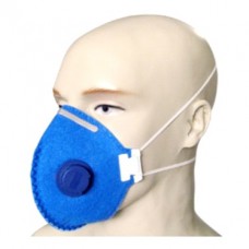 Máscara respiratória descartável PFF2 Carvão Valvulada